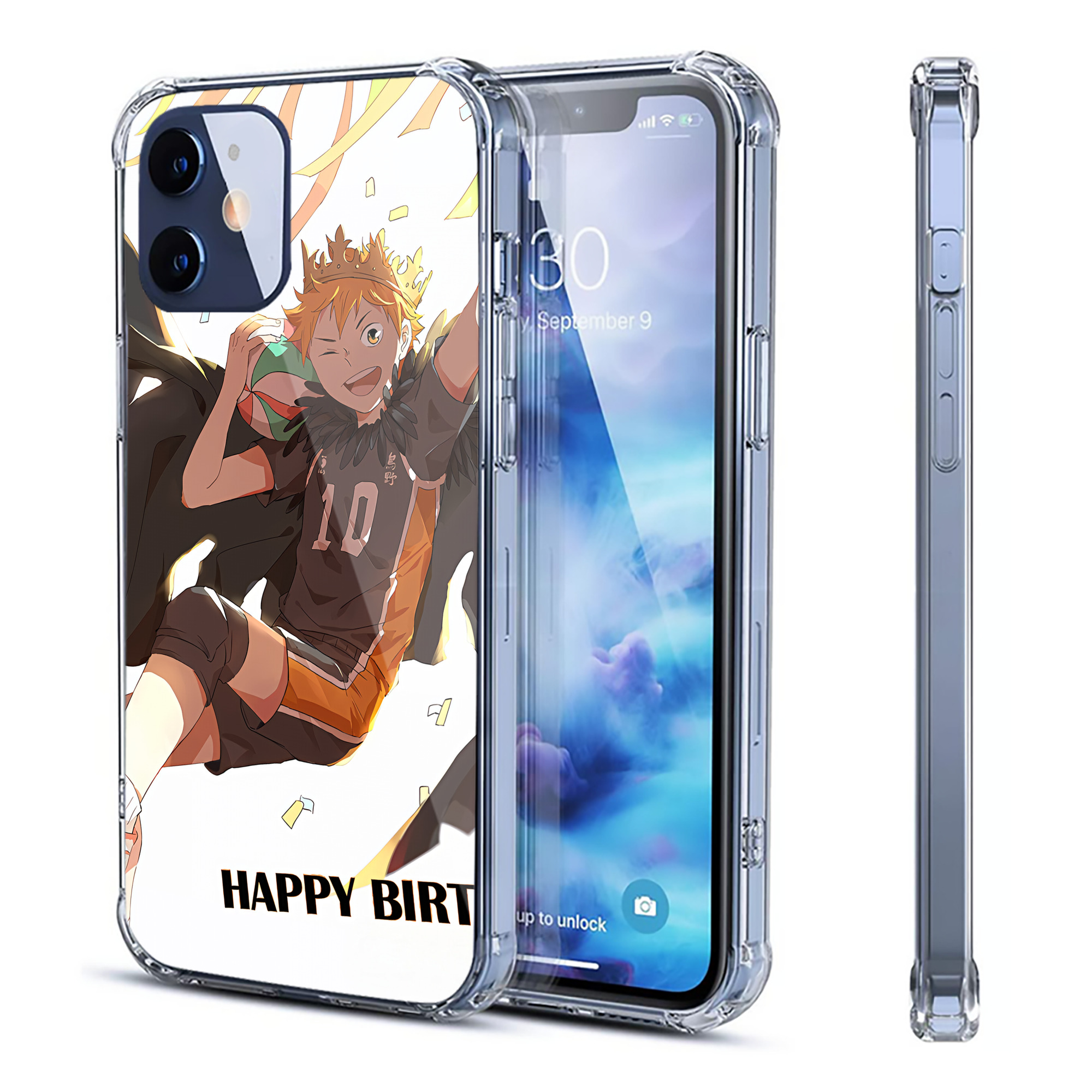 （画像用） ハイキュー!! Haikyu!! 【iPhone 12シリーズ対応】透明スマホケース（クリアソフトケース）